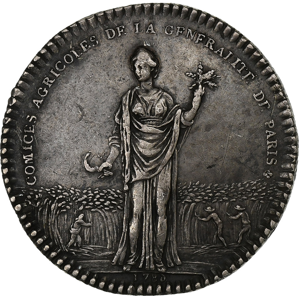 Francia, ficha, Louis XVI, Agriculture, Comices Agricoles de Paris, 1786