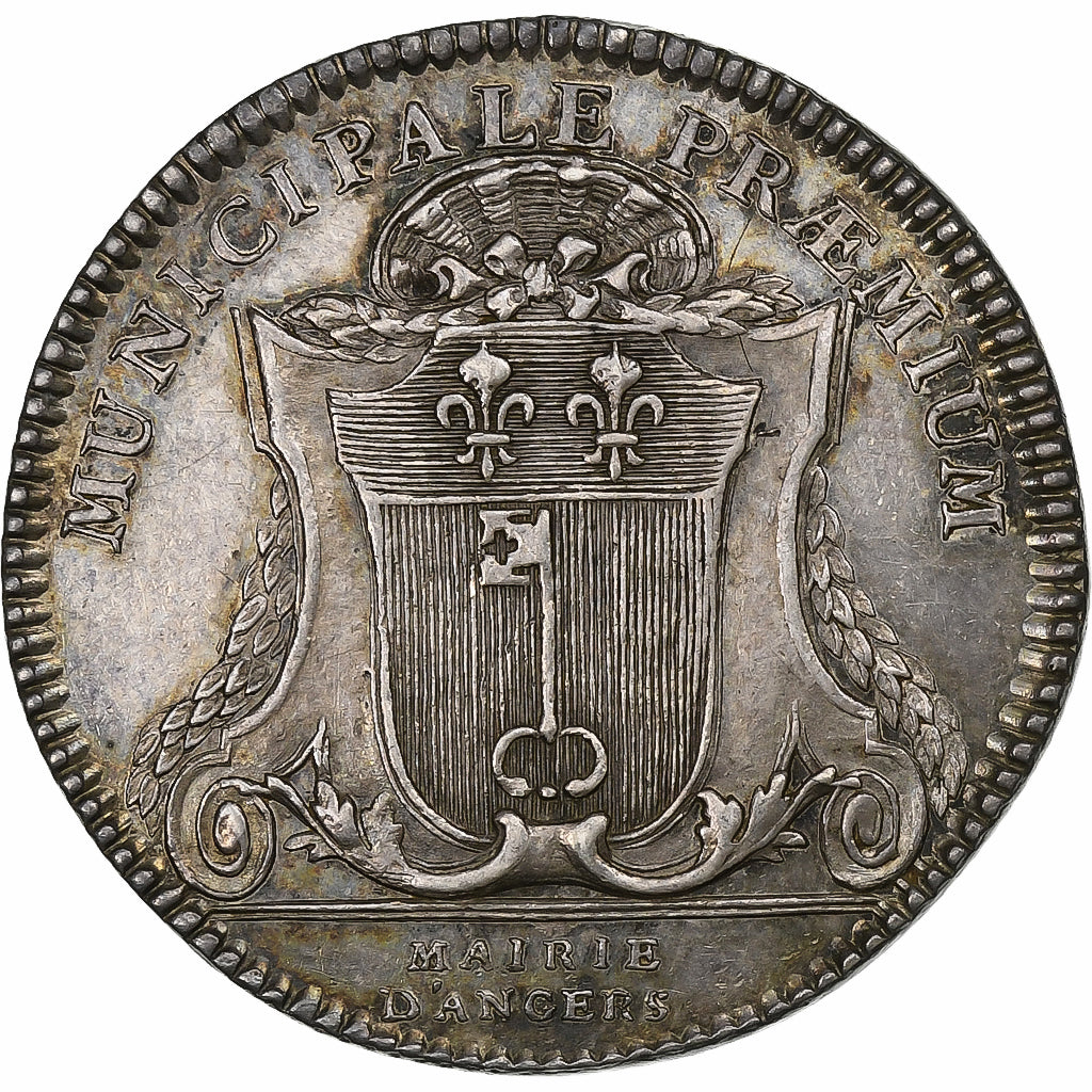 France, Jeton, Louis-Stanislas-Xavier, duc d’Anjou, 1773, Argent, SUP