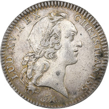 Francia, ficha, Louis XV, Chambre de Commerce de Lille, n.d. (1740), Argento