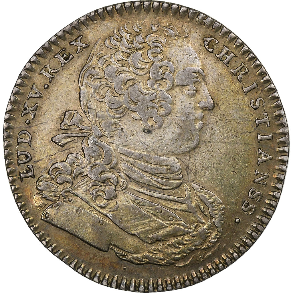 France, Token, Louis XV, Ponts et Chaussées, n.d., Silver, AU(50-53)