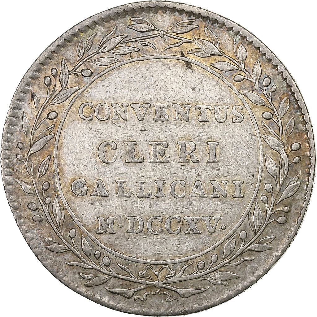 Frankreich, betaalpenning, Assemblée du Clergé, Jeton Religieux, 1715, Silber