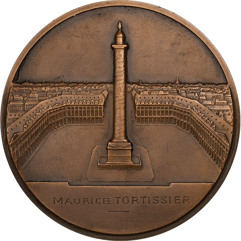 Francia, medalla, 125è Anniversaire des Compagnies d'Assurances l'Union, 1954