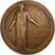 Francia, medalla, Centenaire des assurances l'Union, Incendie, 1928, Bronce