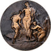 Francia, medalla, Femmes Nues, Allégories des Trois Métaux, n.d., Bronce