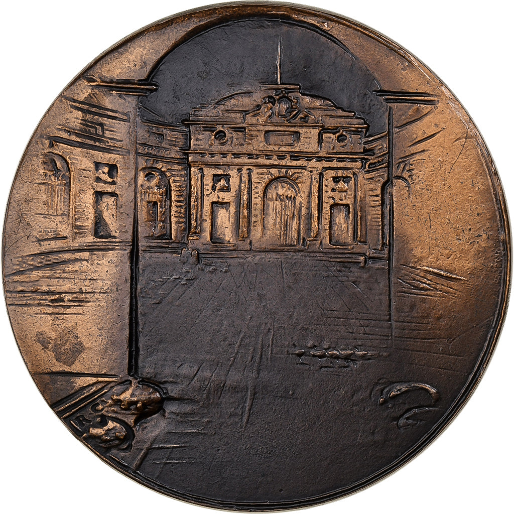 Francia, medalla, Femmes Nues, Allégories des Trois Métaux, n.d., Bronce