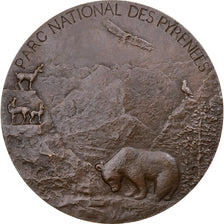 France, Medal, Parc National des Pyrénées, n.d. (1971), Bronze, J. Joachim
