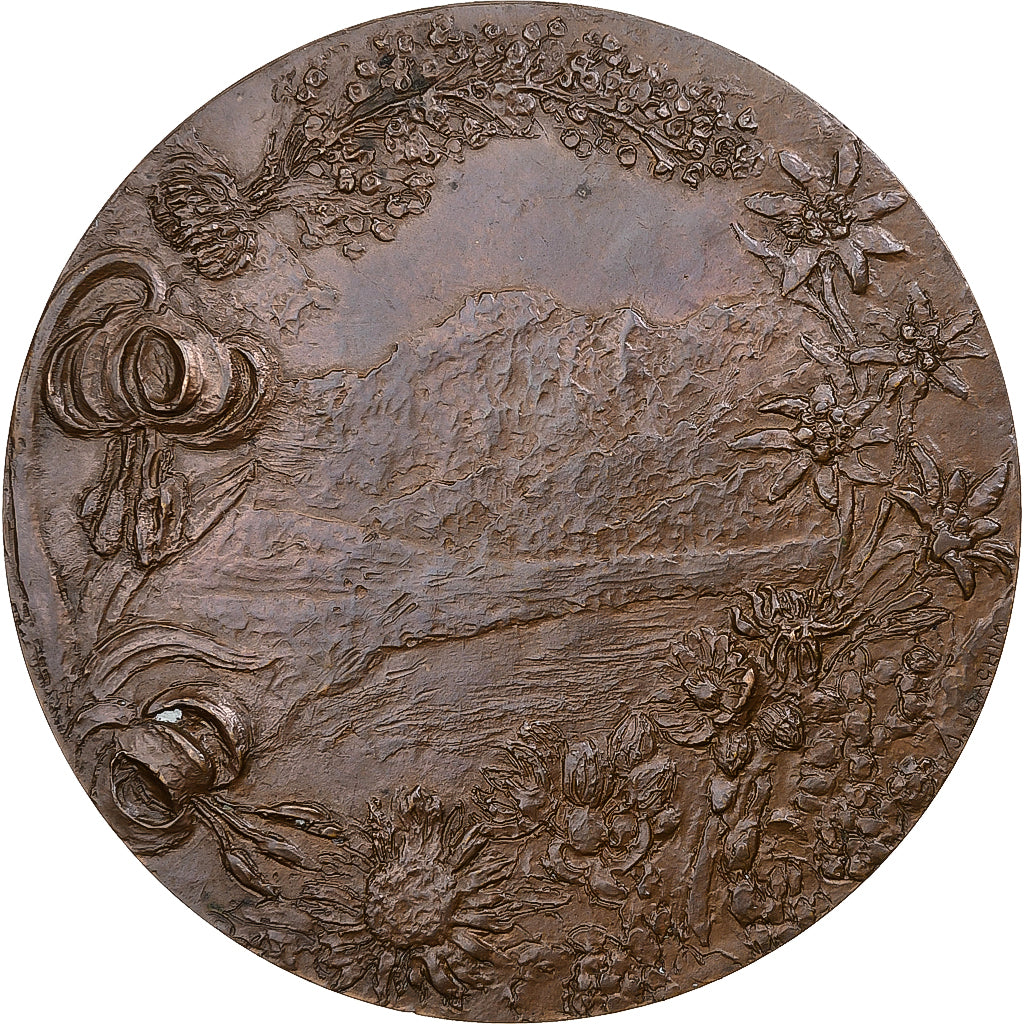 France, Medal, Parc National des Pyrénées, n.d. (1971), Bronze, J. Joachim