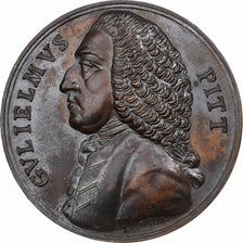 Royaume-Uni, Médaille, William Pitt l'Ancien, Stamp Act, n.d., Cuivre, SUP+