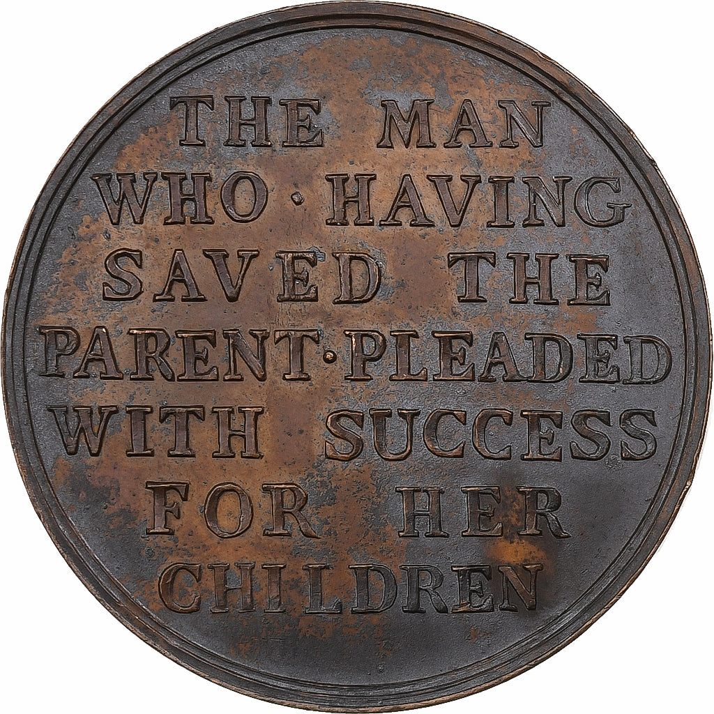 Royaume-Uni, Médaille, William Pitt l'Ancien, Stamp Act, n.d., Cuivre, SUP+