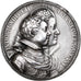 France, Médaille, Louis XIII, Marie de Médicis, Régence, 1611, Argent, SUP