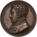 France, Medal, A. du Plessis de Richelieu, 1822, Bronze, Dieudonné, AU(55-58)