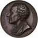 France, Médaille, Charles Louis Secondat de Montesquieu, 1817, Bronze, SUP+