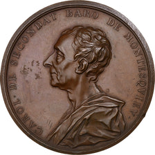 Francia, medaglia, Charles Louis Secondat de Montesquieu, 1753, Bronzo, Dassier