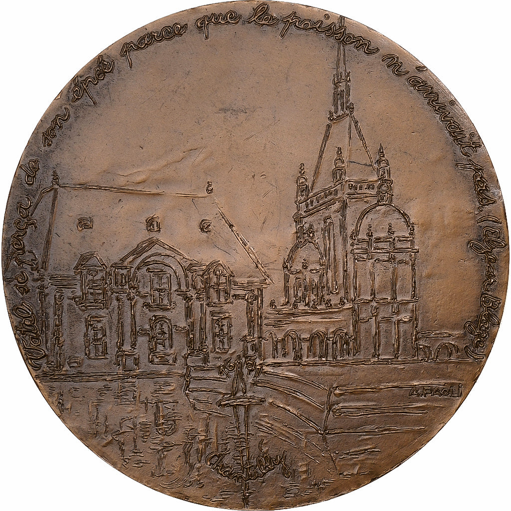 France, Médaille, François Vatel, Suicide au Château de Chantilly, n.d.