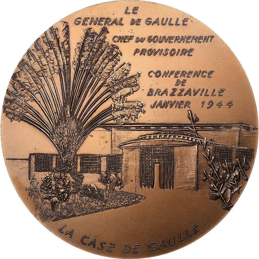 France, Médaille, Général De Gaulle, Conférence de Brazzaville, Janvier