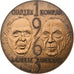 France, Médaille, 10è Anniversaire du Traité de l'Élysée, 1973, Bronze