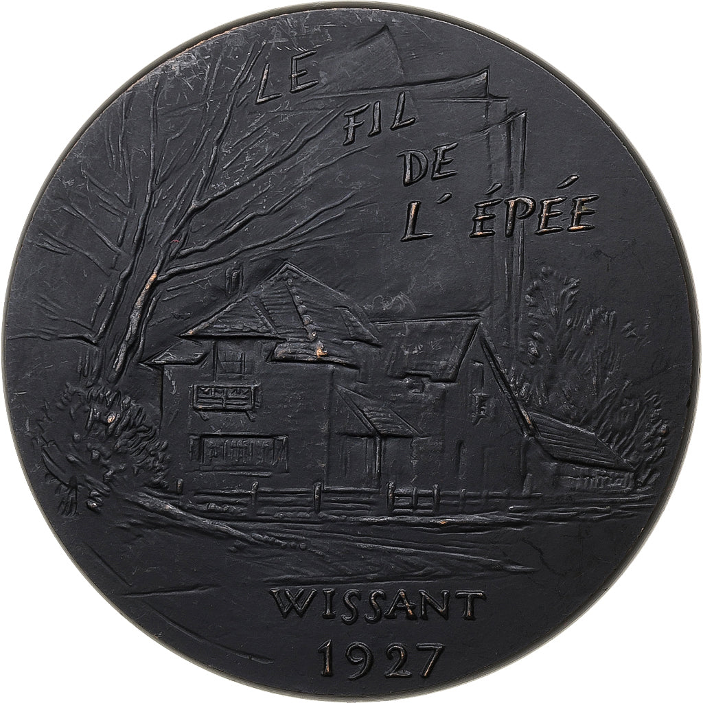 Francia, medalla, Capitaine De Gaulle, Le Fil de l'épée, Wissant, n.d.