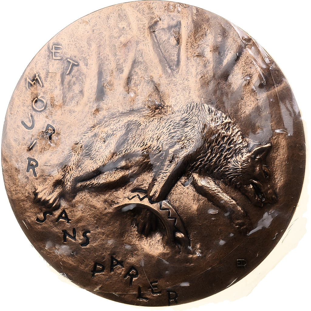France, Medal, Jean Moulin, n.d., Bronze, Rousseau, MS(65-70)