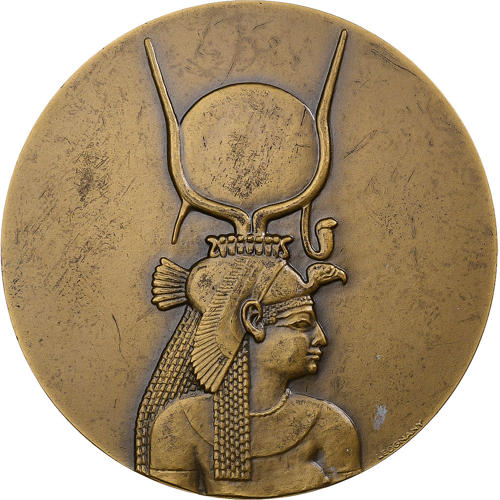 Francia, medaglia, Unesco, Sauvegarde des Monuments de Philae, Egypte, 1975