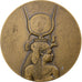 Francia, medaglia, Unesco, Sauvegarde des Monuments de Philae, Egypte, 1975