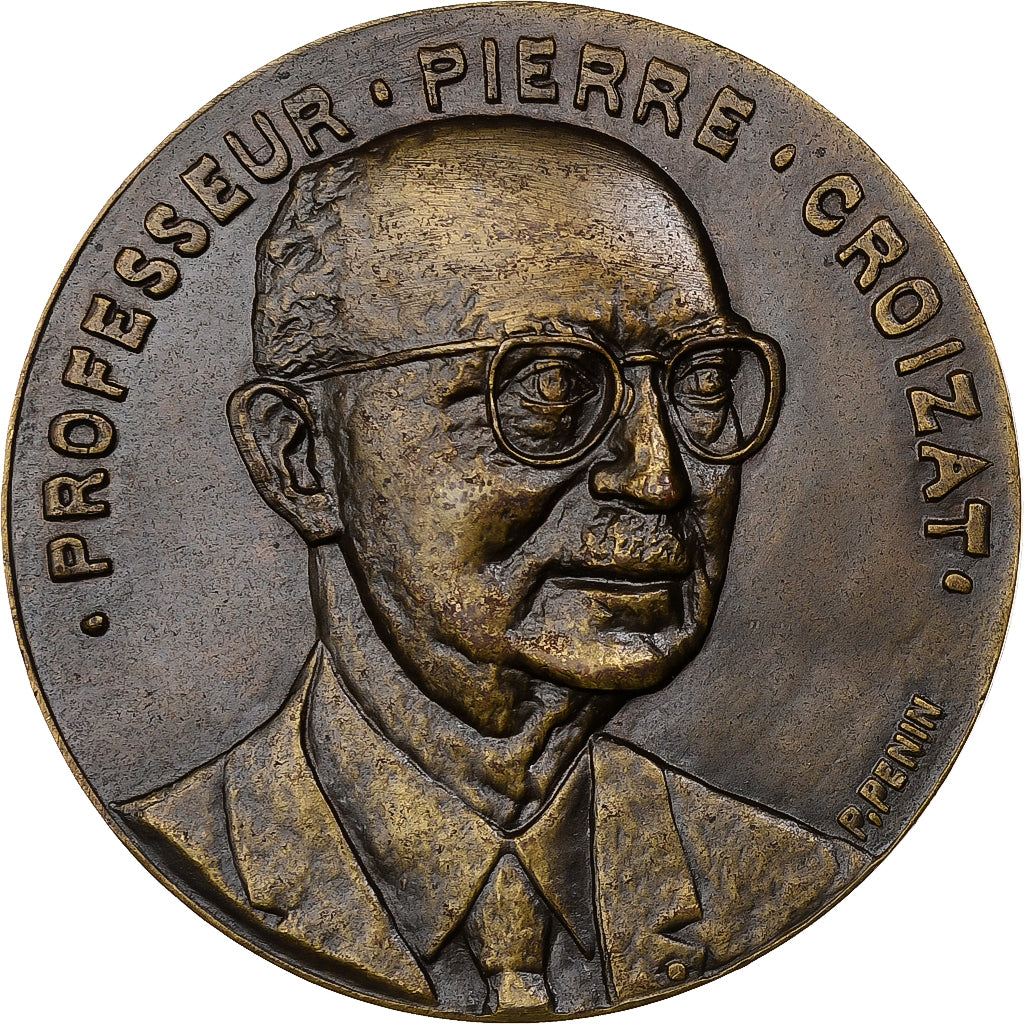 Francja, medal, Médecine, Professeur Pierre Croizat, n.d., Brązowy, AU(55-58)