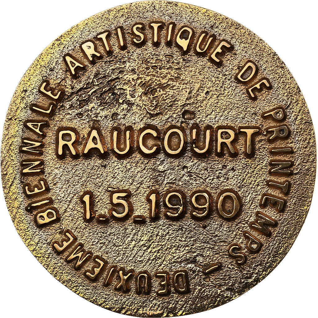France, Medal, Peinture, 1990, Bronze, AU(55-58)