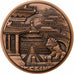 France, Medal, Pékin, la Cité Interdite, 1983, Copper, Dufresne, MS(63)