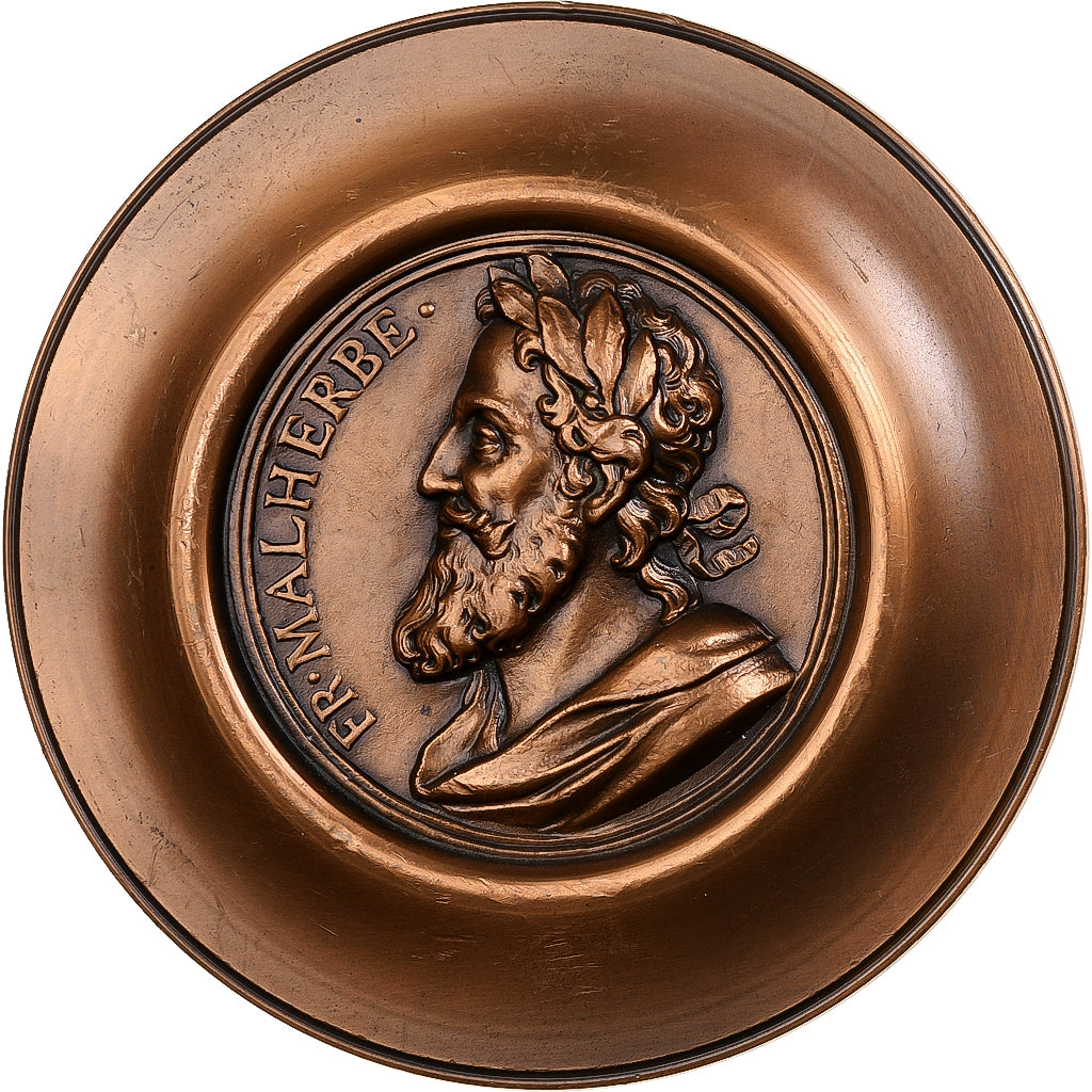 France, Médaille, François de Malherbe, n.d. (1967), Cuivre, SUP