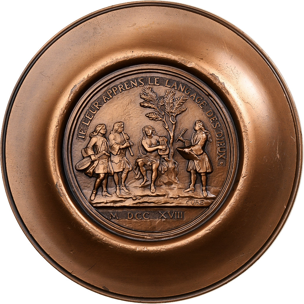 France, Médaille, François de Malherbe, n.d. (1967), Cuivre, SUP