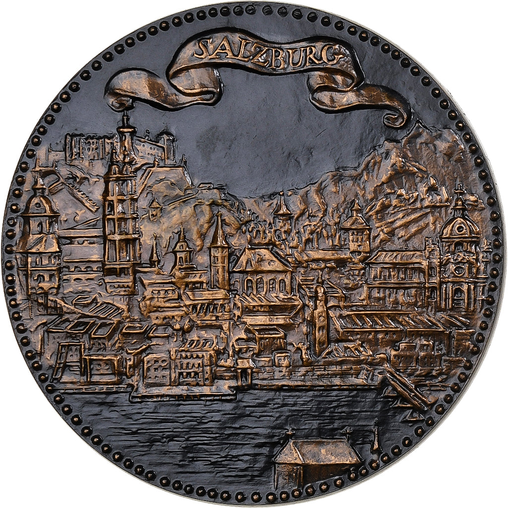 France, Medal, Wolfgang Amadeus Mozart, n.d. (1981), Bronze, Joly, MS(60-62)