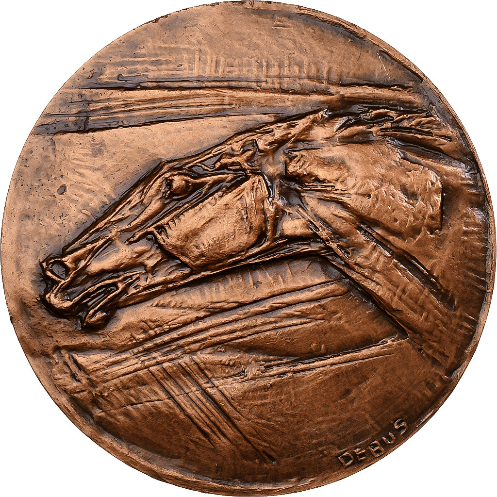 France, Medal, Cheval, n.d., Copper, de Bus, MS(60-62)