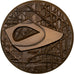 Francia, medalla, Le Signal, Henri-Georges Adam, n.d. (1969), Bronce, EBC+