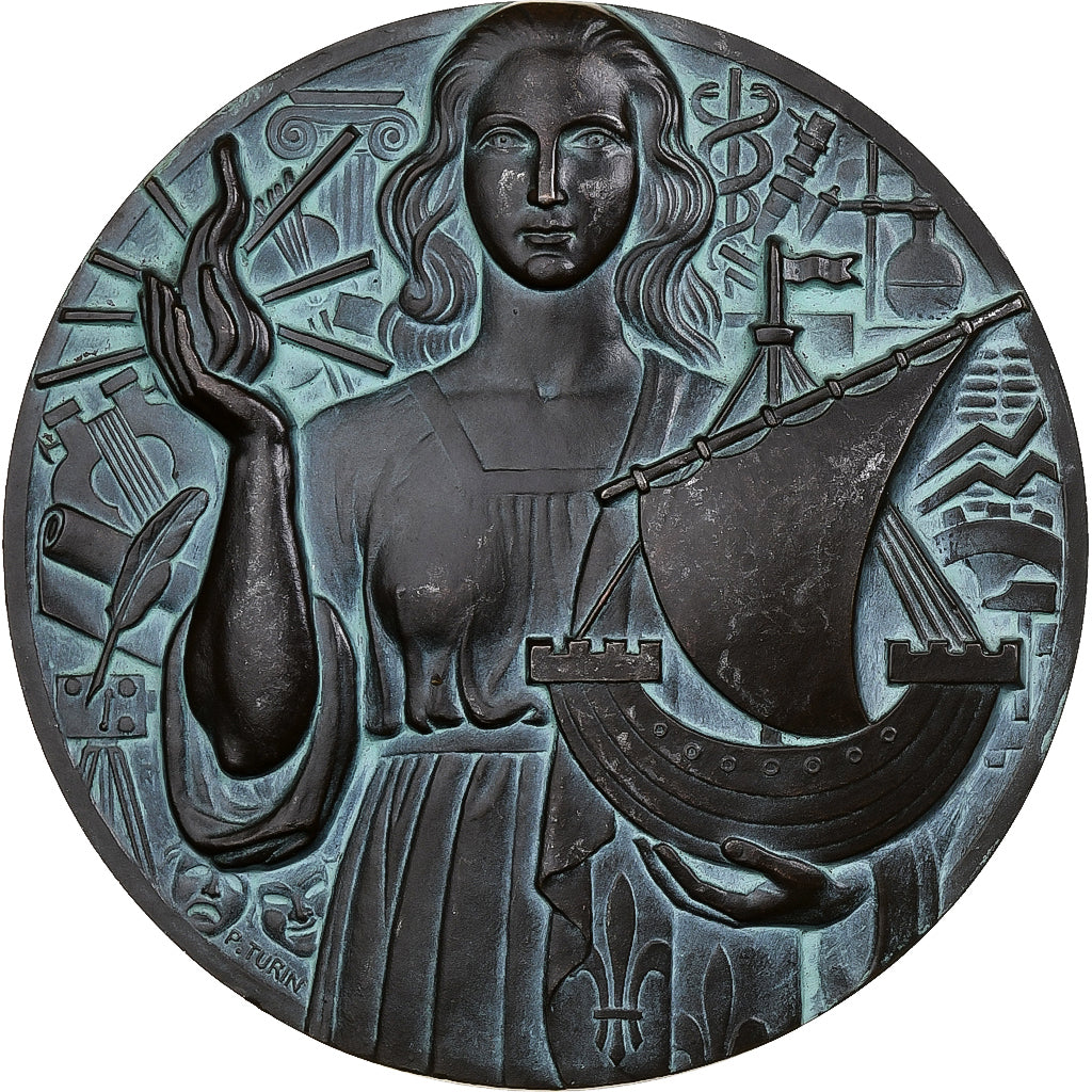 France, Médaille, La ville de Paris, n.d., Bronze, SUP, Turin