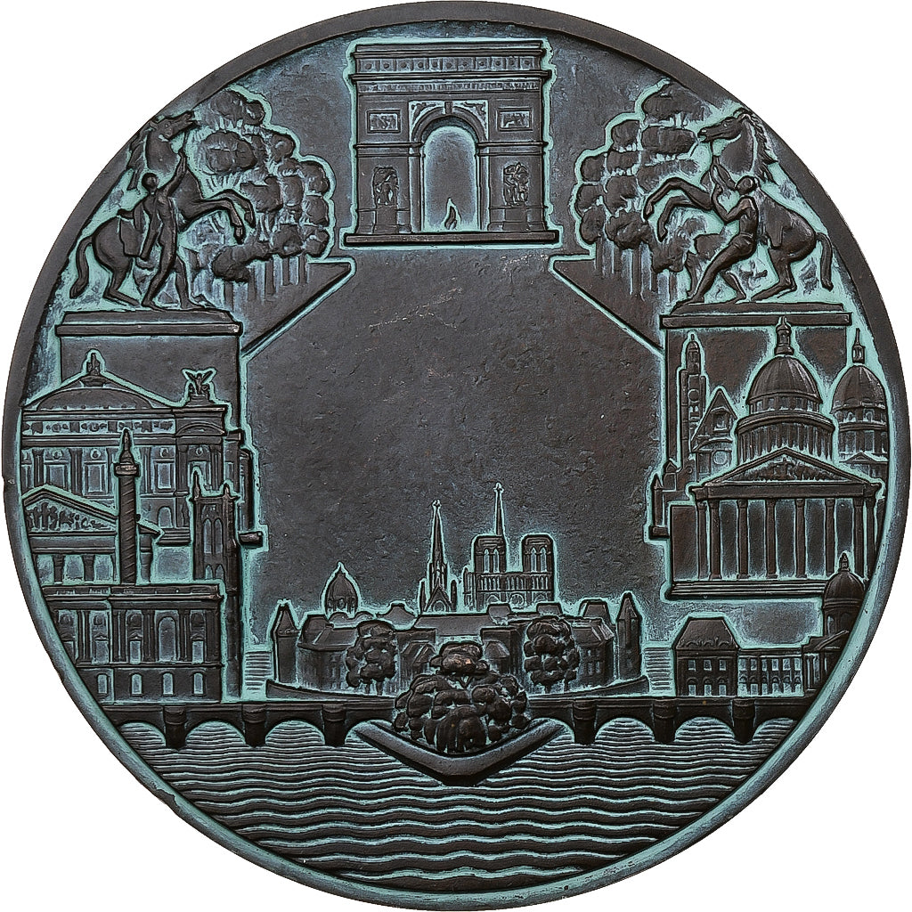 France, Médaille, La ville de Paris, n.d., Bronze, SUP, Turin