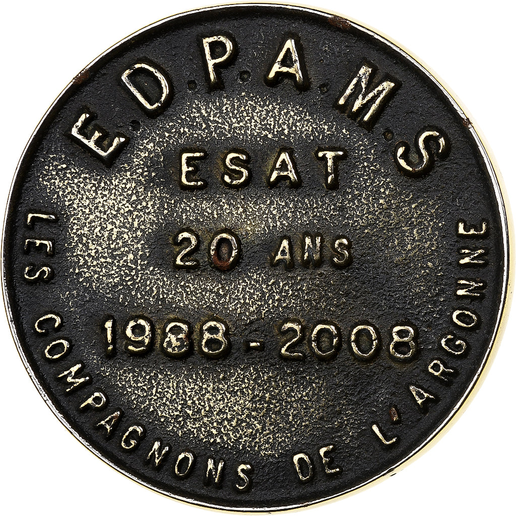 France, Médaille, EDPAMS, les Compagnons de l'Argonne, 2008, Bronze, SUP