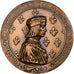 France, Médaille, Louis XII et Anne de Bretagne à Lyon, n.d., Bronze, SUP+
