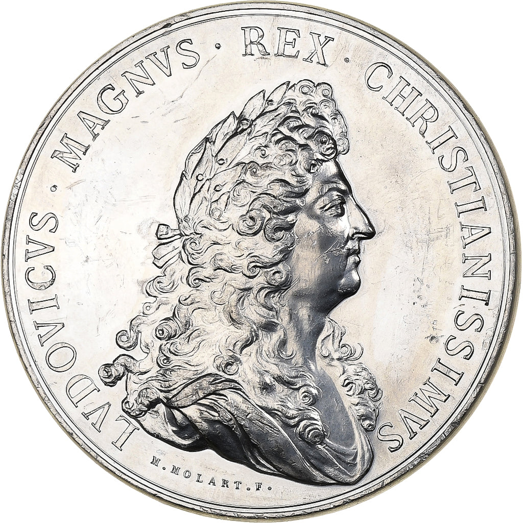 France, Medal, Louis XIV, Les Appartements Royaux à Versailles, n.d., Tin
