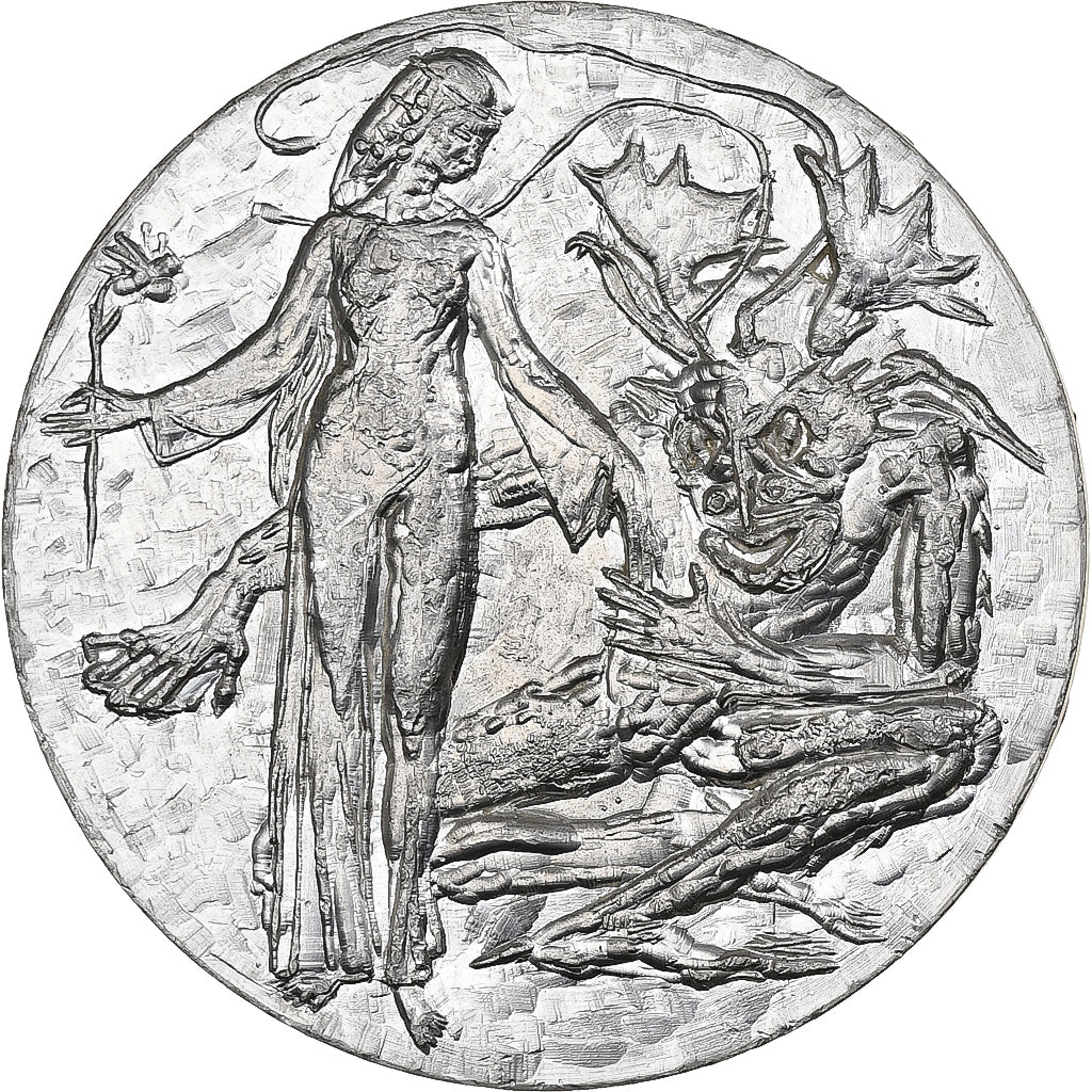 France, Médaille, Gravure, Grand Prix de Rome, La Belle et la Bête, 1960
