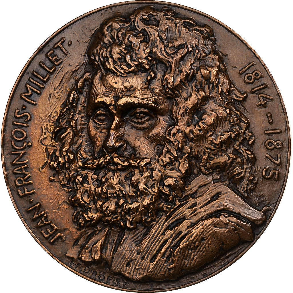 France, Médaille, Jean-François Millet, n.d., Bronze, SUP+, Dropsy