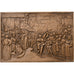 France, Plaquette, Octroi de la Charte des Drapiers à Roubaix, 1969, Bronze