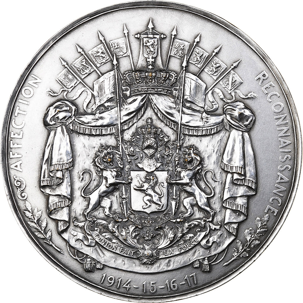 Belgium, Medal, Embassy of Spain & the USA in Belgium, n.d., Silver, Devreese