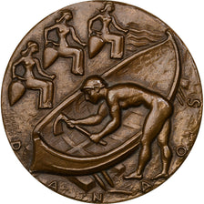 France, Medal, Danaos, Constructions Navales, 1978, Bronze, Guiraud, MS(60-62)