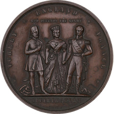 Francia, medaglia, Alliance Angleterre, France et Turquie, 1854, Rame, Caqué