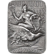 Francia, medaglia, Chambre de Commerce de Roubaix, n.d., Argento, Lefebvre, SPL-