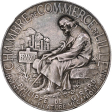 France, Médaille, Chambre de Commerce de Lille, n.d., Argent, TTB+, Lefebvre
