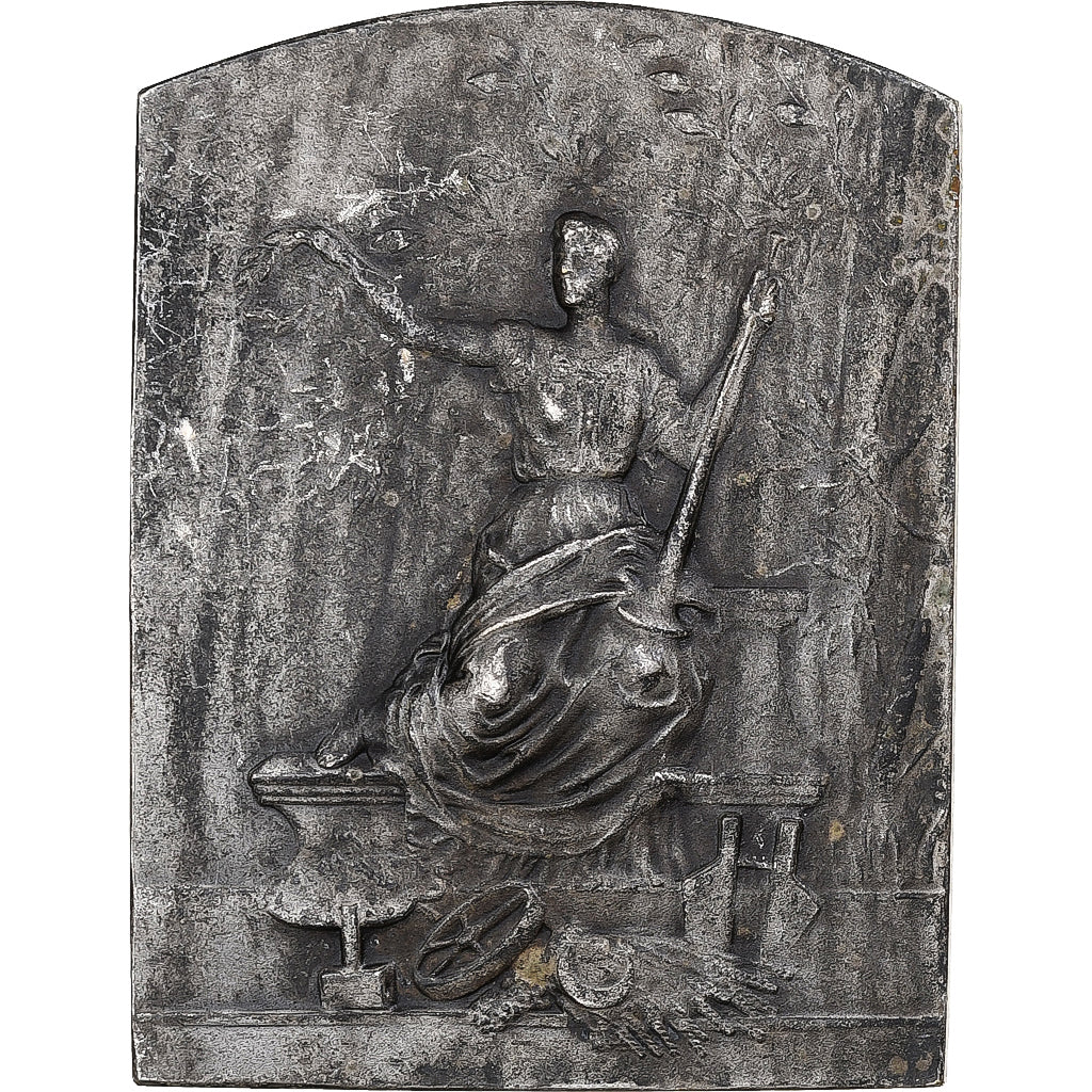 France, Medal, Fédération des Amicales Laïques de Lille, n.d., Silvered