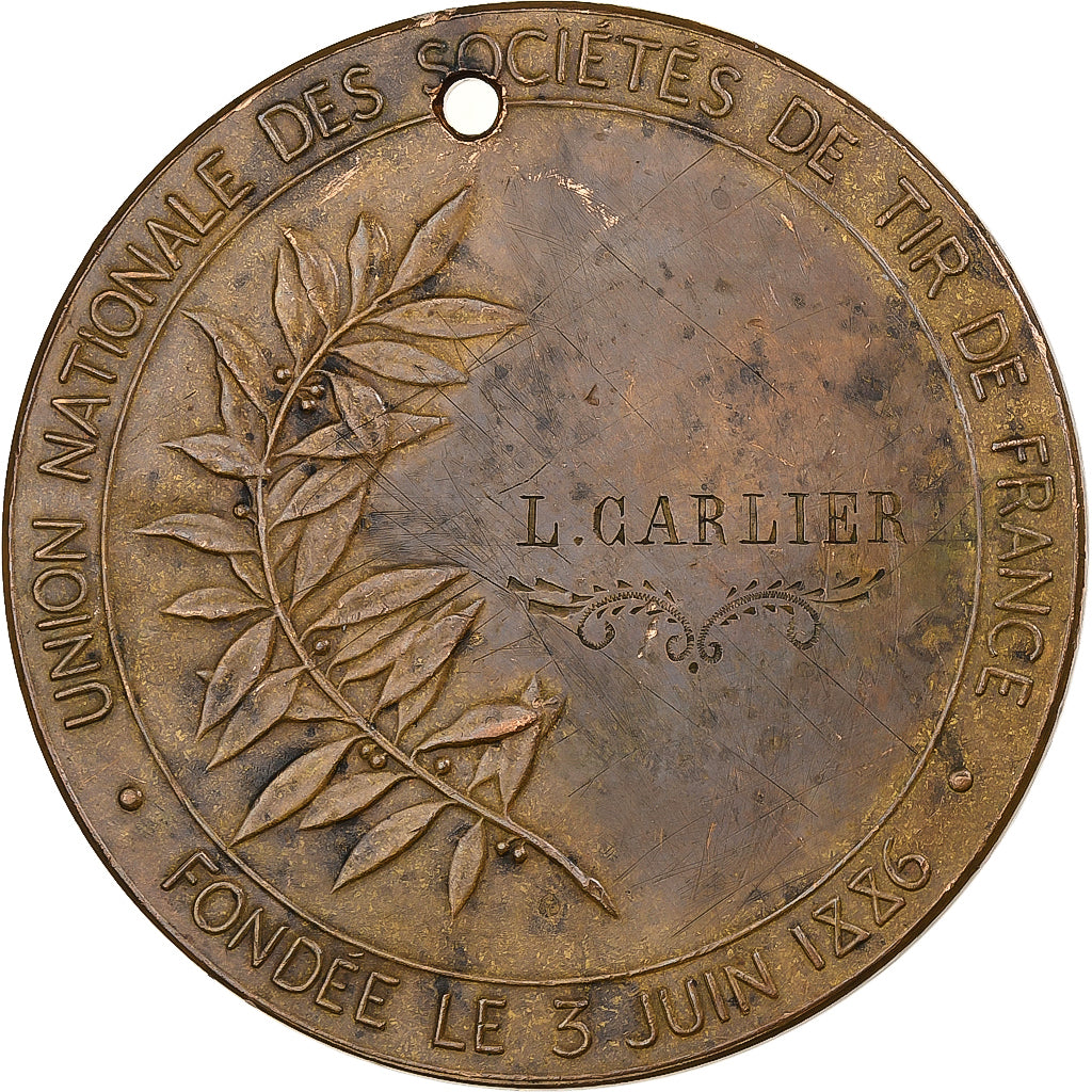 França, medalha, Union Nationale des Sociétés de Tir de France, n.d., Bronze