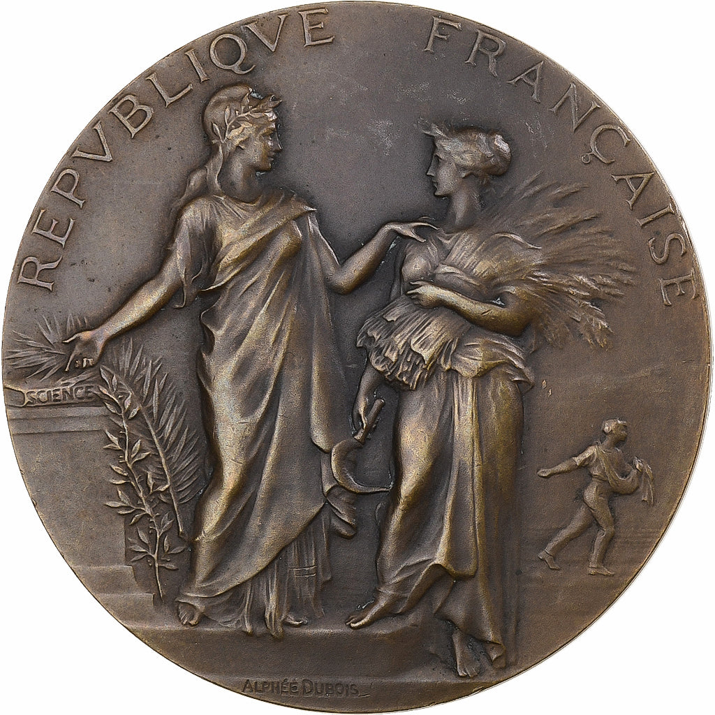 Frankrijk, Medaille, Concours Régional Agricole, Nevers, 1902, Bronzen
