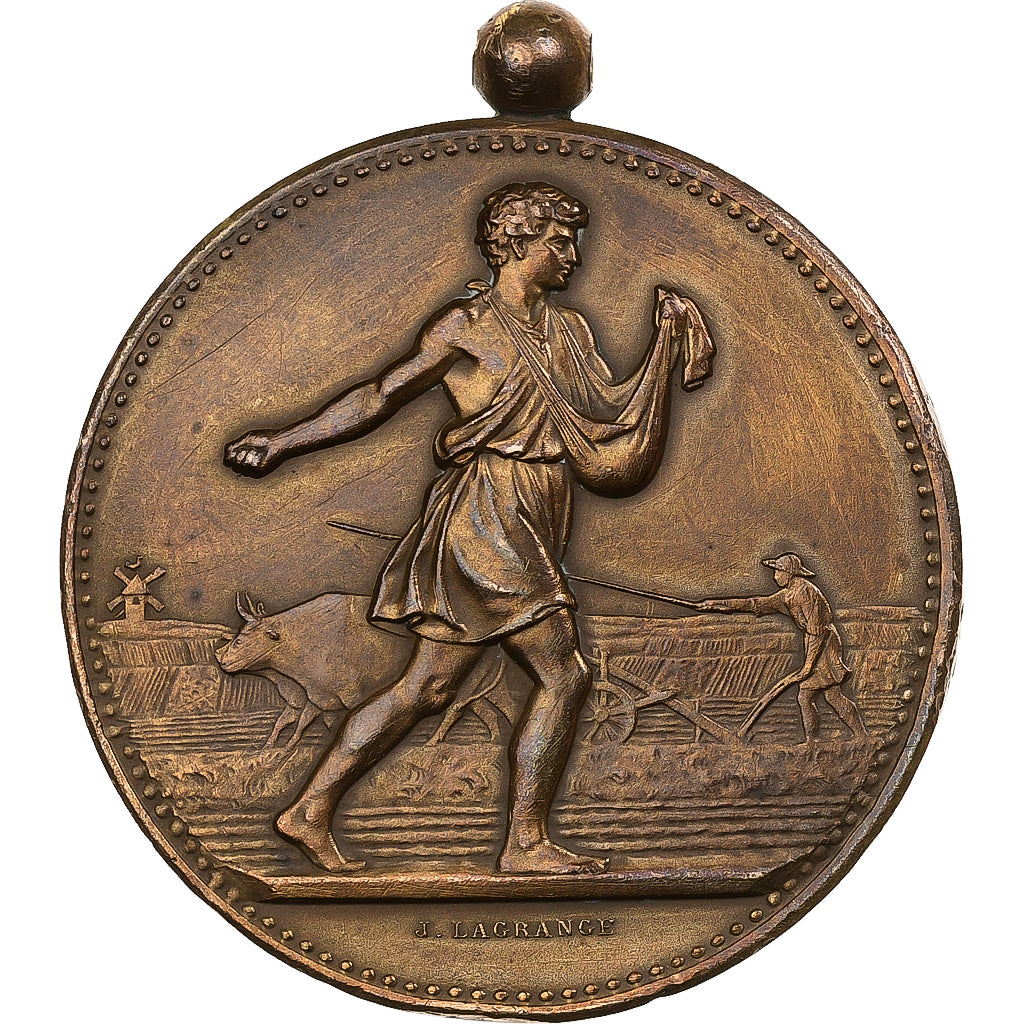 França, medalha, Comice Agricole de l'Arrondissement de Nevers, 1900, Bronze