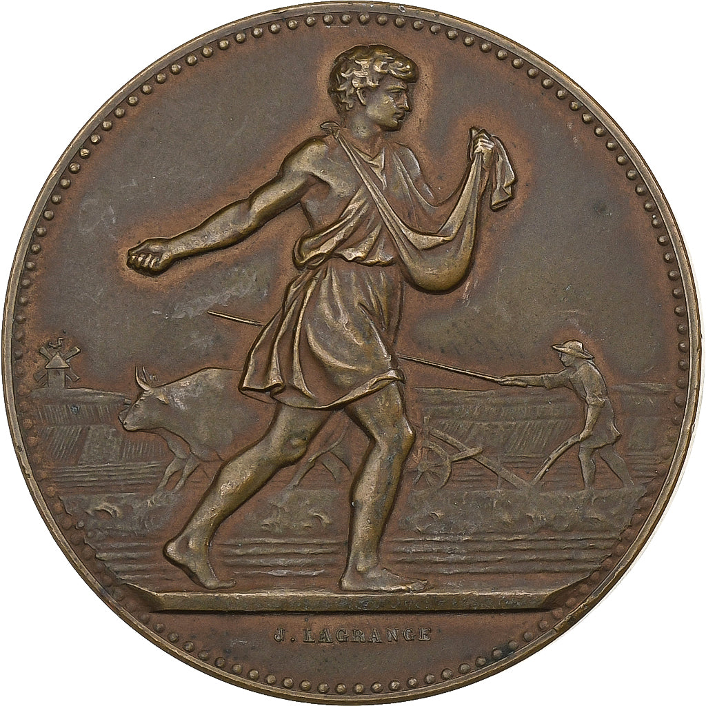 Francja, medal, Comice Agricole de l'Arrondissement de Nevers, n.d., Brązowy